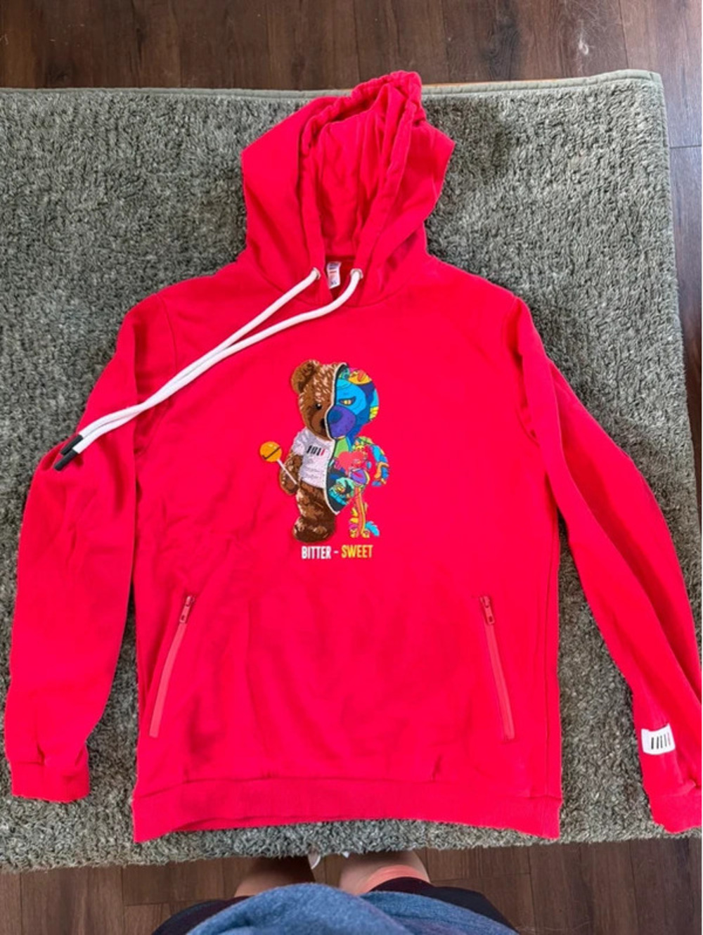 1111 Bitter-Sweet Red Hoodie XL